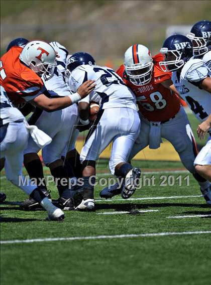 Thumbnail 3 in Timpview vs. Bakersfield (Mission Viejo Football Classic) photogallery.
