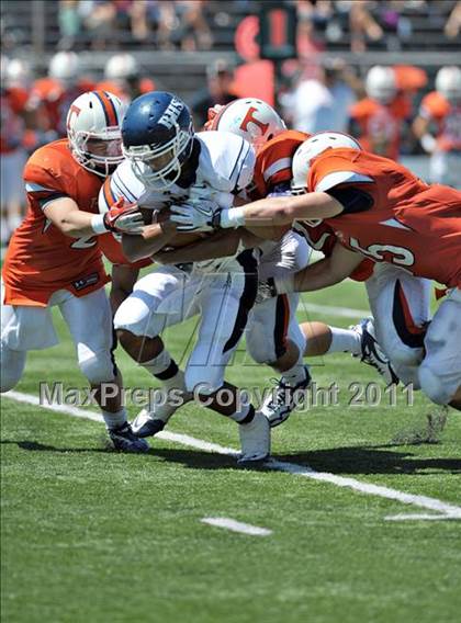 Thumbnail 3 in Timpview vs. Bakersfield (Mission Viejo Football Classic) photogallery.