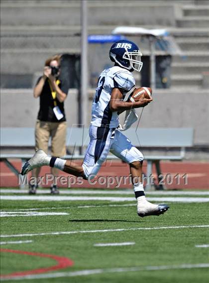 Thumbnail 1 in Timpview vs. Bakersfield (Mission Viejo Football Classic) photogallery.