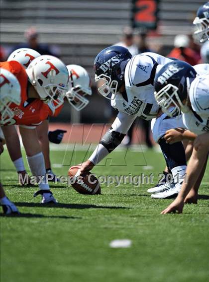 Thumbnail 1 in Timpview vs. Bakersfield (Mission Viejo Football Classic) photogallery.