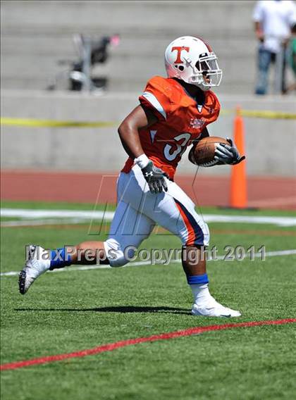 Thumbnail 1 in Timpview vs. Bakersfield (Mission Viejo Football Classic) photogallery.