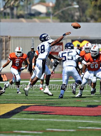 Thumbnail 3 in Timpview vs. Bakersfield (Mission Viejo Football Classic) photogallery.