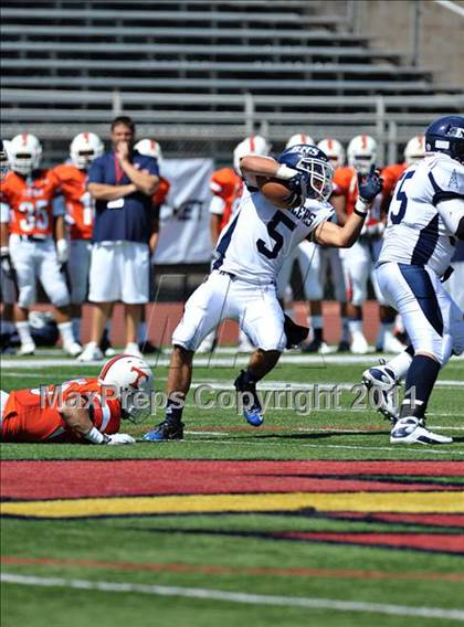 Thumbnail 1 in Timpview vs. Bakersfield (Mission Viejo Football Classic) photogallery.