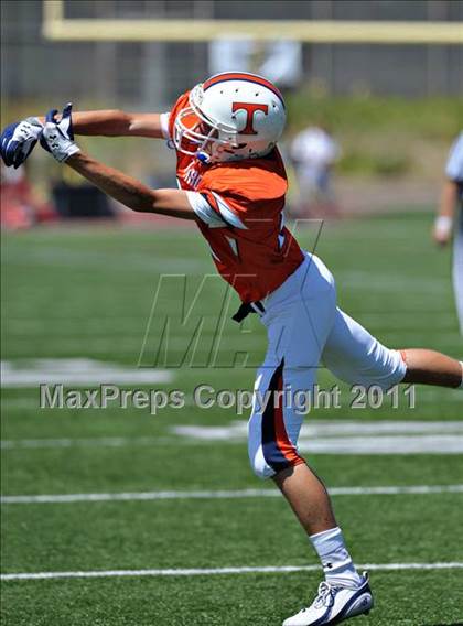 Thumbnail 2 in Timpview vs. Bakersfield (Mission Viejo Football Classic) photogallery.