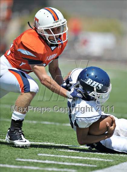 Thumbnail 3 in Timpview vs. Bakersfield (Mission Viejo Football Classic) photogallery.