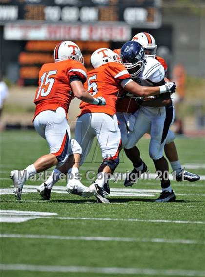 Thumbnail 3 in Timpview vs. Bakersfield (Mission Viejo Football Classic) photogallery.
