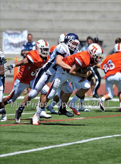 Thumbnail 1 in Timpview vs. Bakersfield (Mission Viejo Football Classic) photogallery.
