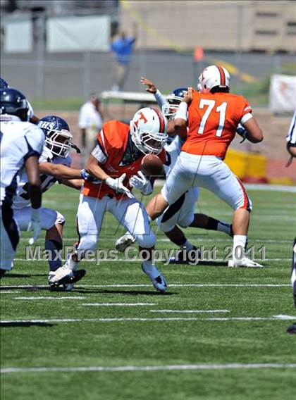 Thumbnail 2 in Timpview vs. Bakersfield (Mission Viejo Football Classic) photogallery.