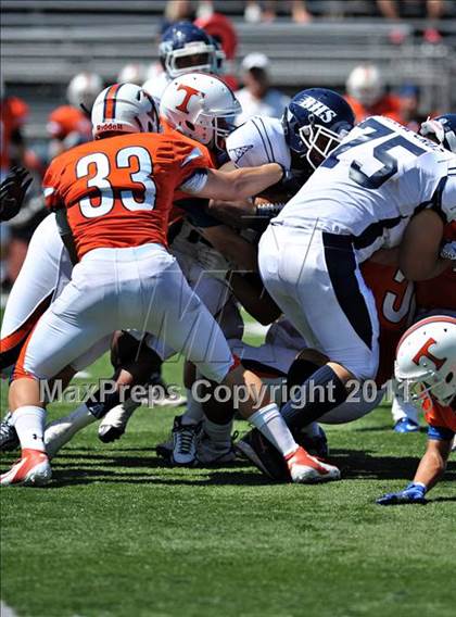 Thumbnail 1 in Timpview vs. Bakersfield (Mission Viejo Football Classic) photogallery.