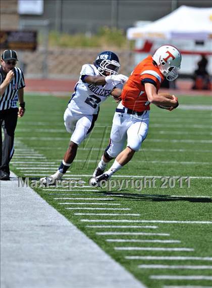 Thumbnail 2 in Timpview vs. Bakersfield (Mission Viejo Football Classic) photogallery.