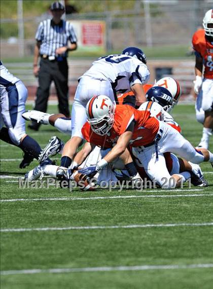 Thumbnail 2 in Timpview vs. Bakersfield (Mission Viejo Football Classic) photogallery.