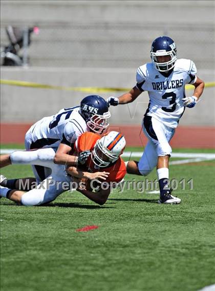 Thumbnail 2 in Timpview vs. Bakersfield (Mission Viejo Football Classic) photogallery.