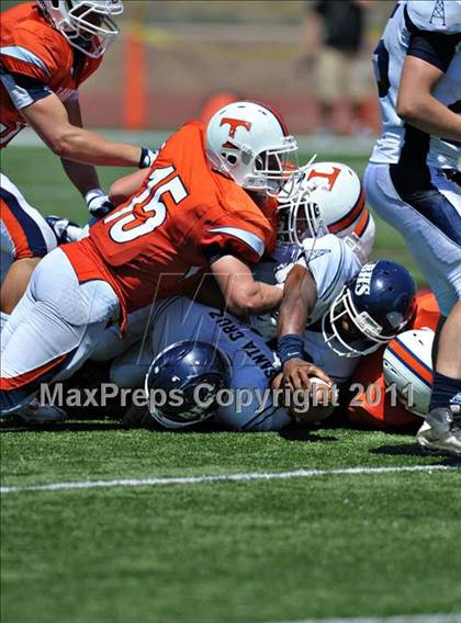 Thumbnail 3 in Timpview vs. Bakersfield (Mission Viejo Football Classic) photogallery.