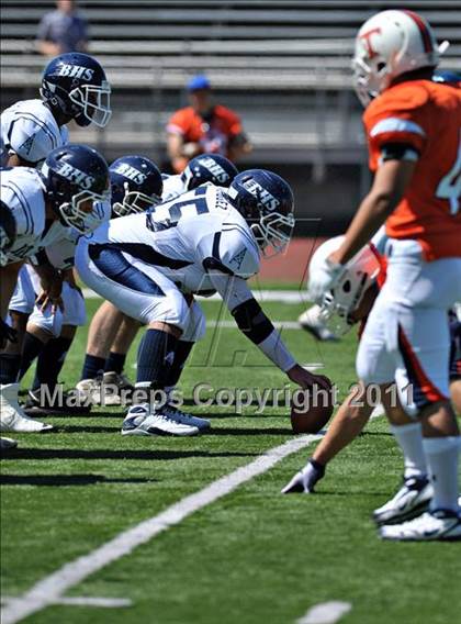Thumbnail 1 in Timpview vs. Bakersfield (Mission Viejo Football Classic) photogallery.