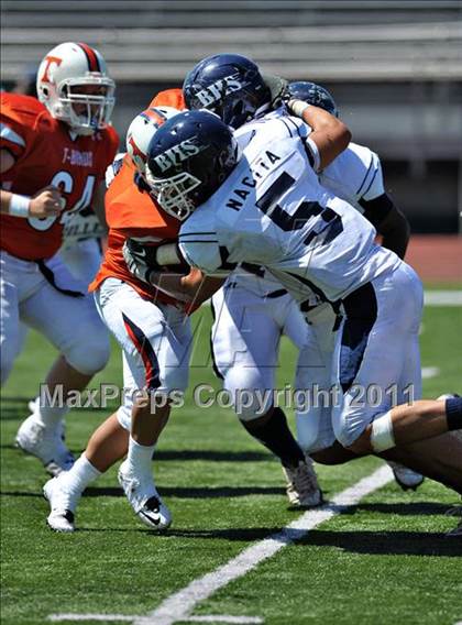 Thumbnail 3 in Timpview vs. Bakersfield (Mission Viejo Football Classic) photogallery.