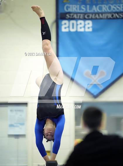 Thumbnail 1 in Yorktown Gymnastics Meet photogallery.