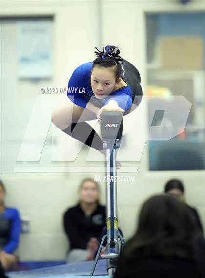 Thumbnail 1 in Yorktown Gymnastics Meet photogallery.