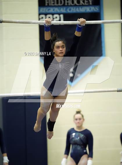 Thumbnail 2 in Yorktown Gymnastics Meet photogallery.