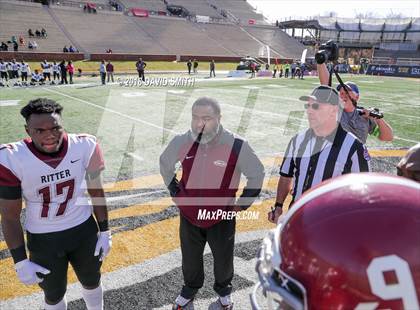 Thumbnail 3 in Cardinal Ritter College Prep vs. Trinity Catholic (MSHSAA Class 3 Show-Me Bowl) photogallery.