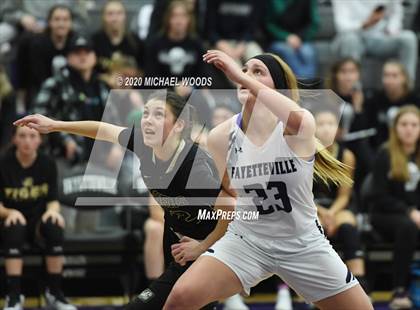 Thumbnail 1 in Bentonville Girls Basketball (Extending the Season) photogallery.
