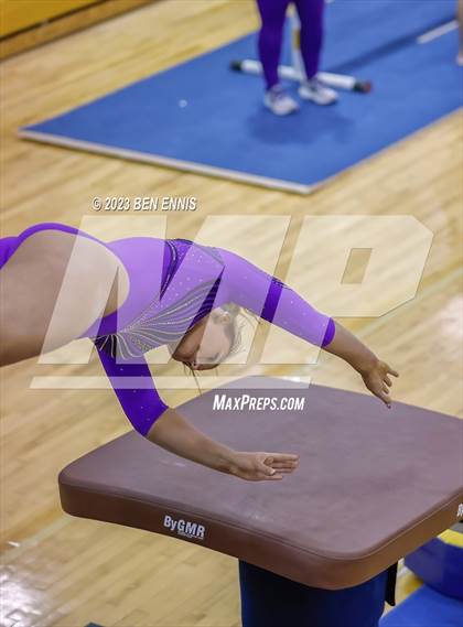 Thumbnail 1 in Ola Gymnastics Meet #1  (Vault) photogallery.