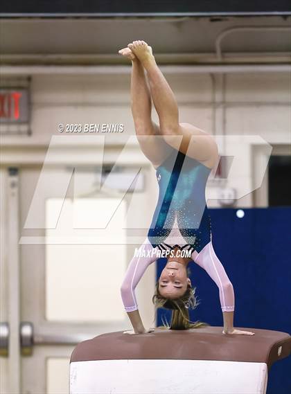 Thumbnail 2 in Ola Gymnastics Meet #1  (Vault) photogallery.