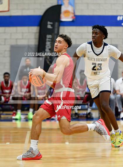 Thumbnail 3 in Bishop Snyder vs North Broward Prep (Sunbash Tournament) photogallery.