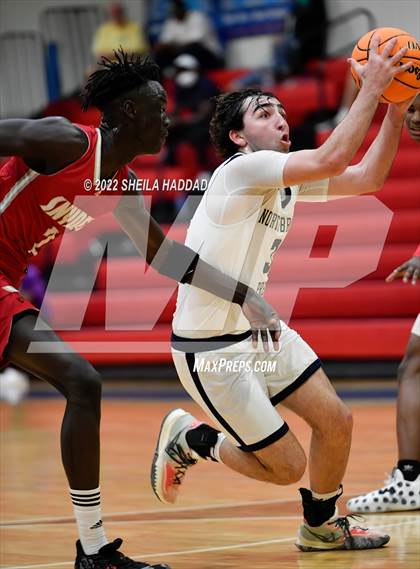 Thumbnail 3 in Bishop Snyder vs North Broward Prep (Sunbash Tournament) photogallery.