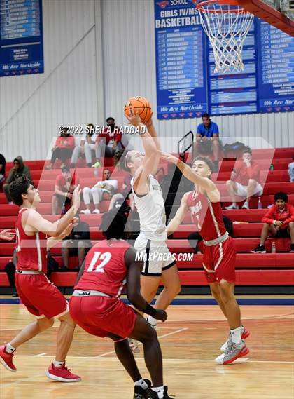 Thumbnail 3 in Bishop Snyder vs North Broward Prep (Sunbash Tournament) photogallery.