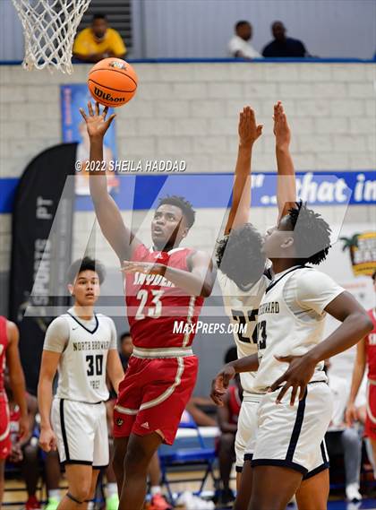 Thumbnail 3 in Bishop Snyder vs North Broward Prep (Sunbash Tournament) photogallery.