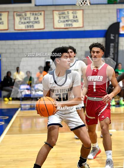 Thumbnail 1 in Bishop Snyder vs North Broward Prep (Sunbash Tournament) photogallery.