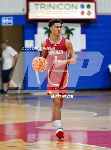 Thumbnail 1 in Bishop Snyder vs North Broward Prep (Sunbash Tournament) photogallery.