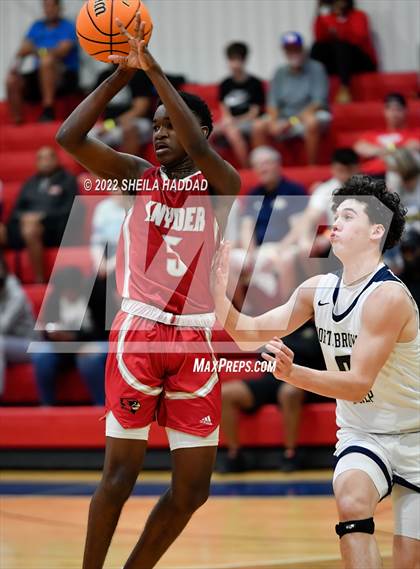 Thumbnail 3 in Bishop Snyder vs North Broward Prep (Sunbash Tournament) photogallery.