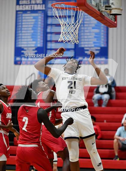 Thumbnail 2 in Bishop Snyder vs North Broward Prep (Sunbash Tournament) photogallery.