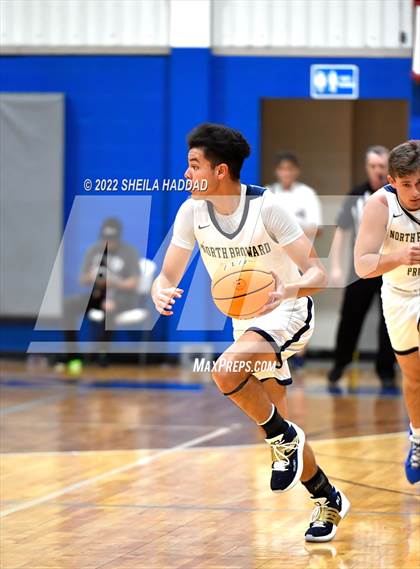 Thumbnail 3 in Bishop Snyder vs North Broward Prep (Sunbash Tournament) photogallery.