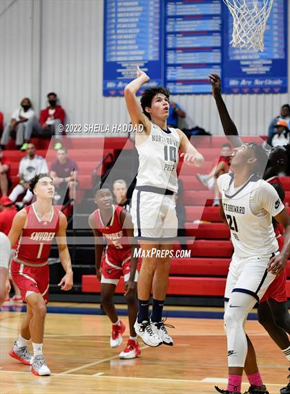 Thumbnail 3 in Bishop Snyder vs North Broward Prep (Sunbash Tournament) photogallery.