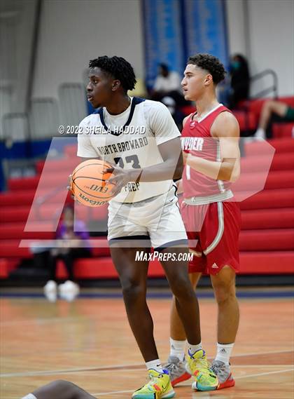 Thumbnail 1 in Bishop Snyder vs North Broward Prep (Sunbash Tournament) photogallery.