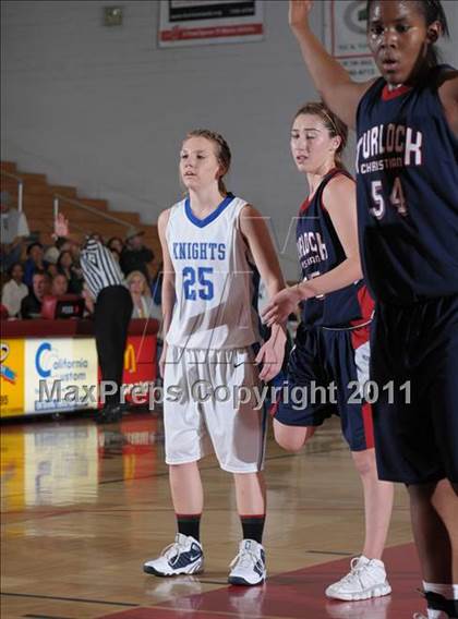 Thumbnail 3 in Brookside Christian vs Turlock Christian (CIF SJS D5 Semifinals) photogallery.