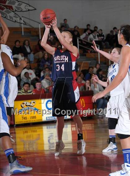 Thumbnail 3 in Brookside Christian vs Turlock Christian (CIF SJS D5 Semifinals) photogallery.