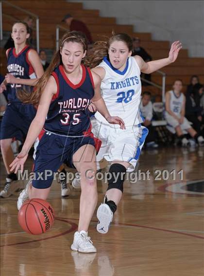 Thumbnail 3 in Brookside Christian vs Turlock Christian (CIF SJS D5 Semifinals) photogallery.