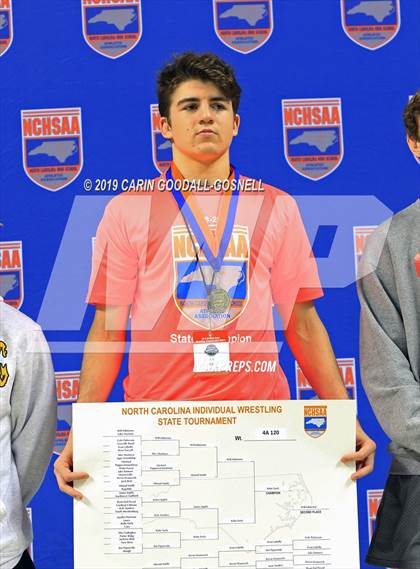 Thumbnail 1 in NCHSAA State 4A Wrestling Championships (Awards) photogallery.