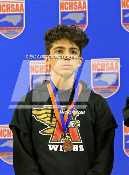 Thumbnail 3 in NCHSAA State 4A Wrestling Championships (Awards) photogallery.