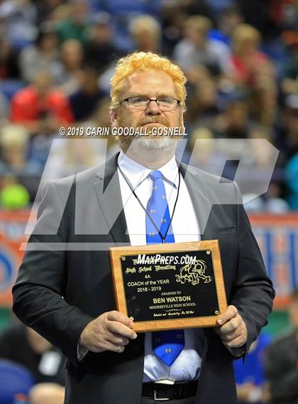 Thumbnail 3 in NCHSAA State 4A Wrestling Championships (Awards) photogallery.