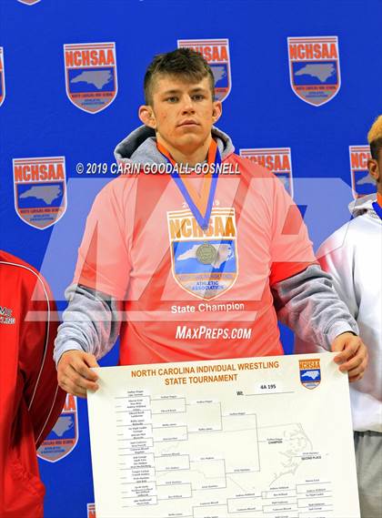 Thumbnail 3 in NCHSAA State 4A Wrestling Championships (Awards) photogallery.