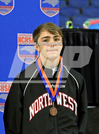 Thumbnail 3 in NCHSAA State 4A Wrestling Championships (Awards) photogallery.