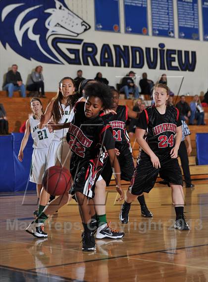 Thumbnail 3 in D'Evelyn vs. Denver Science & Tech Stapleton (Grandview Invitational) photogallery.