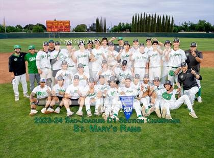 Thumbnail 2 in St. Mary's vs. Rocklin (CIF SJS D1 Final) photogallery.