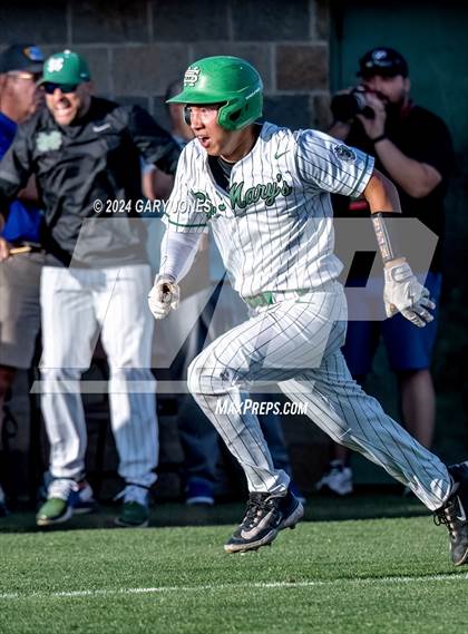 Thumbnail 2 in St. Mary's vs. Rocklin (CIF SJS D1 Final) photogallery.