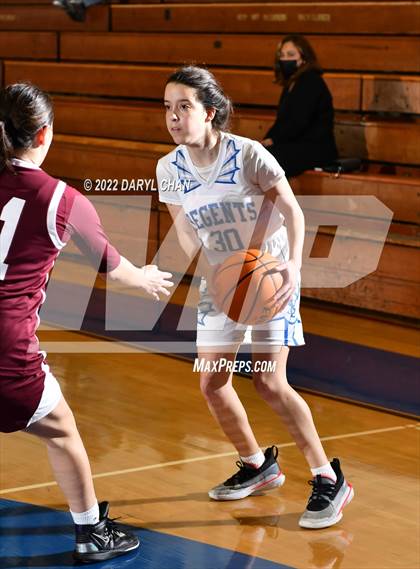 Thumbnail 1 in Bishop Conaty-Loretto vs. St. Lucy's (San Marino Tournament) photogallery.