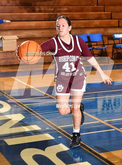 Thumbnail 3 in Bishop Conaty-Loretto vs. St. Lucy's (San Marino Tournament) photogallery.